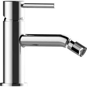 Смеситель для биде Bossini Z00702030 однозахватный, низкий излив, донный клапан, хром