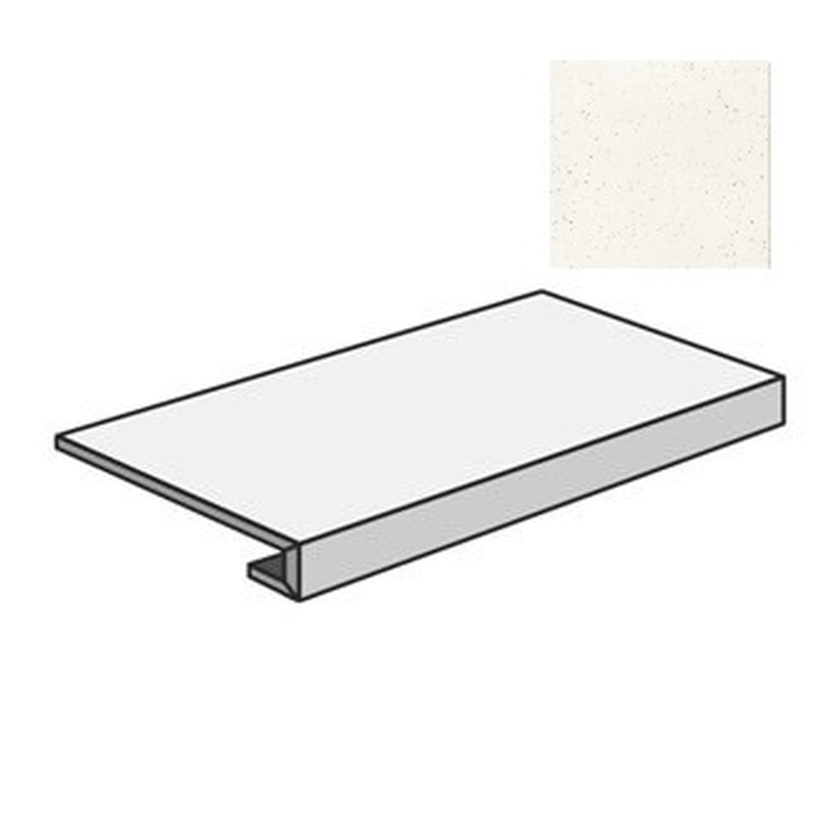 Sant Agostino Deconcrete CSAGDIWH12 De-Micro White 33x120 матовая