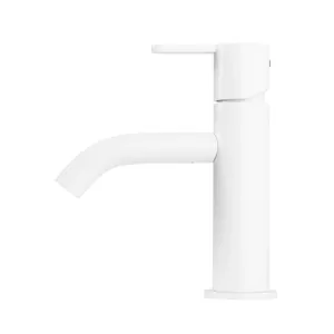 Смеситель для умывальника CEZARES -LSM2-BIO однозахватный, донный клапан, белый матовый