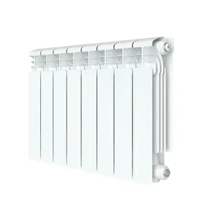 Радиатор алюминиевый RIFAR 350 (415х648х90) 8 секций, 1096Вт, бок.подкл., RAL35008