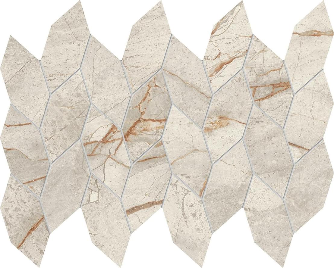 мозаика Marvel Diva White Everest Mosaico Twist Lapp 27.6x35