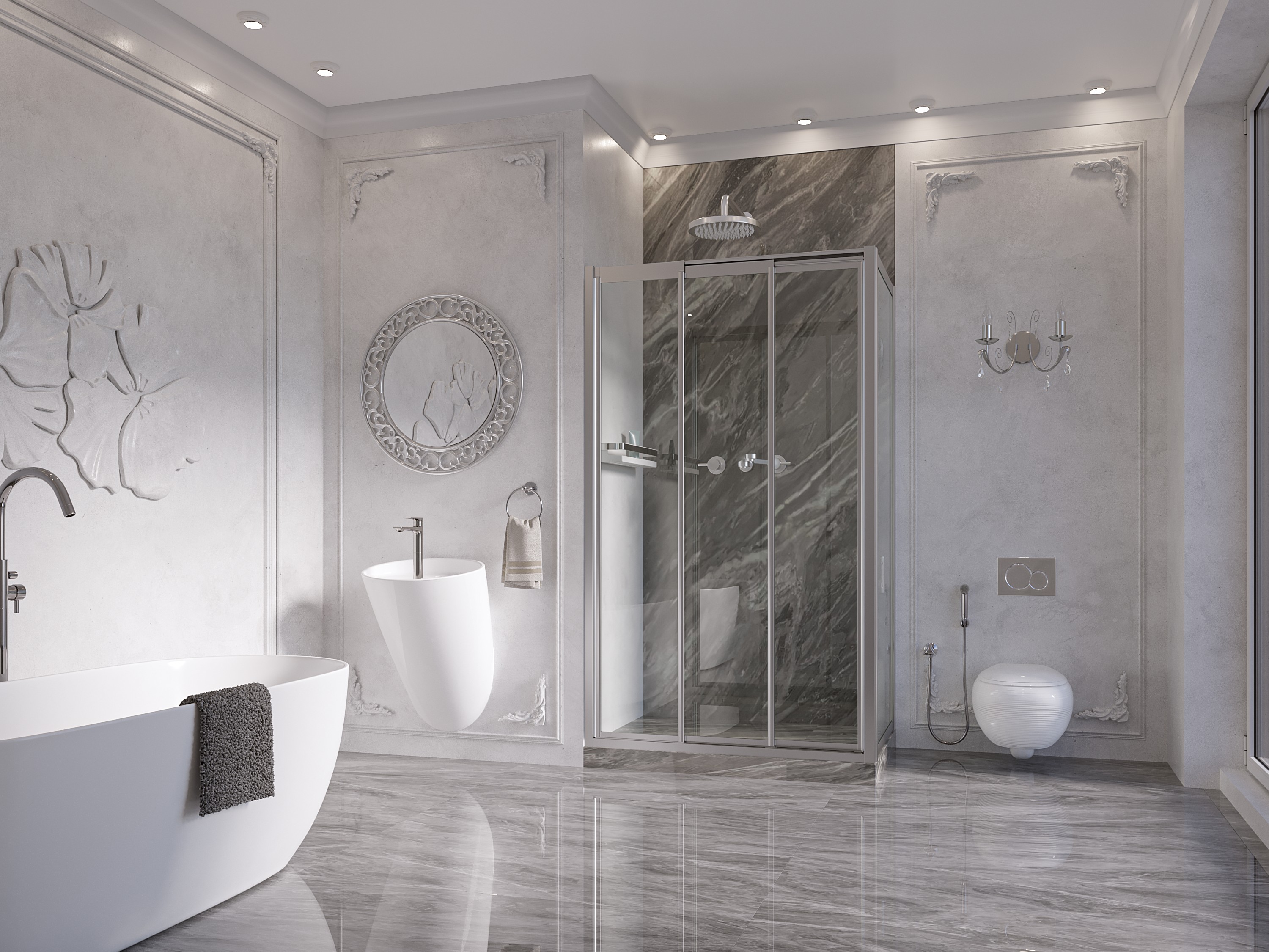 Душевое ограждение Ambassador Forsa 17021103NX-80NX (120x80х195) прямоугольник,хром,стекло прозрачное,раздвижная,2 места