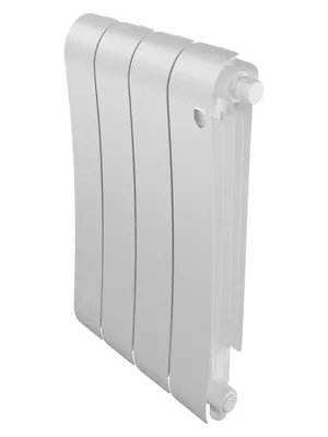 Радиатор биметаллический 4 секции ROYAL THERMO VR80 нижнее подкл, 688 Вт Bianco Traffico