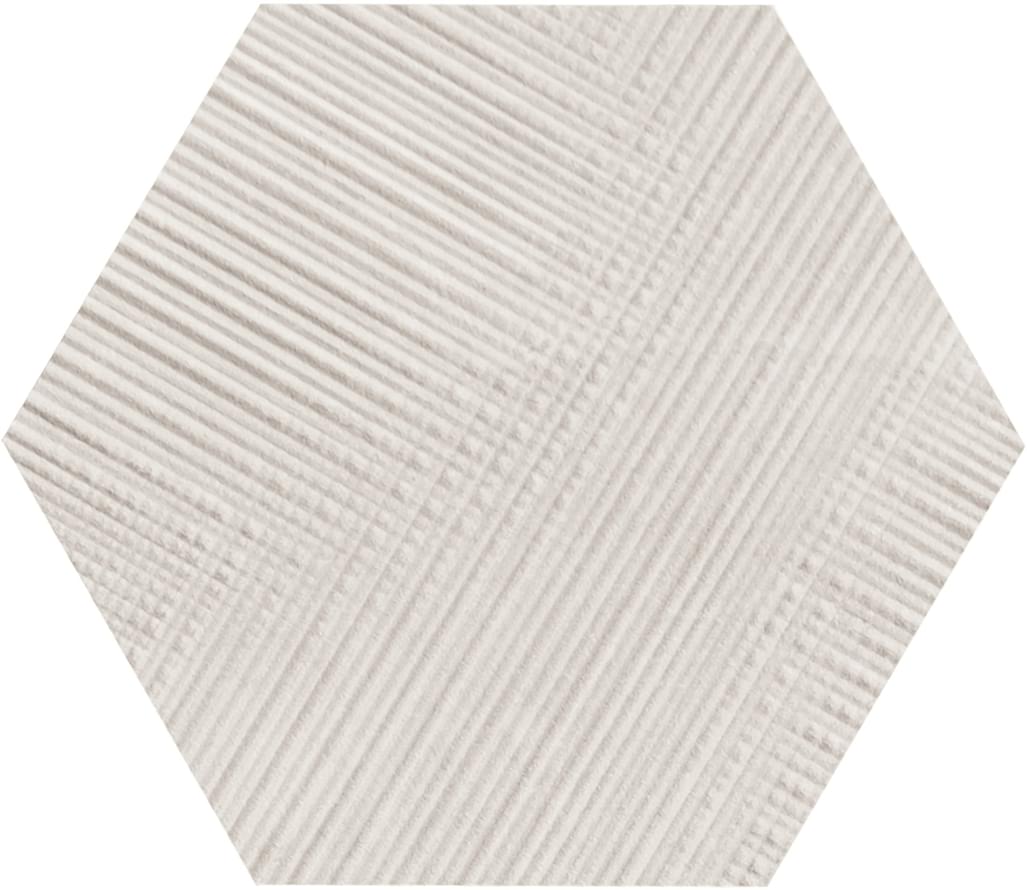 декор Eureka Tartan Esagona Bianco 22x19.3