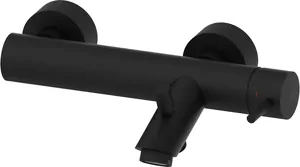 Смеситель для ванны Paffoni LIG022NO короткий излив, черный матовый