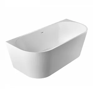 Ванна акриловая отдельностоящая Swedbe 8828 1695х750х580 перелив, донный клапан, белый
