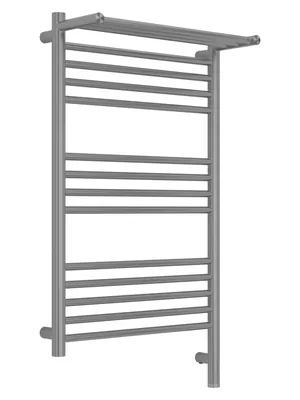 СУНЕРЖА с полкой Полотенцесушитель 800х500 сатин МЭМ правый 071-6007-8050