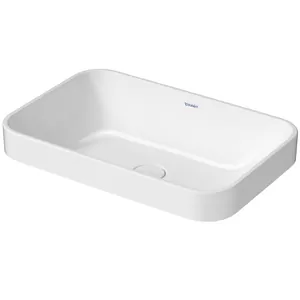 Раковина DURAVIT 600х400 шлифованная, накладная, белая 2359600000