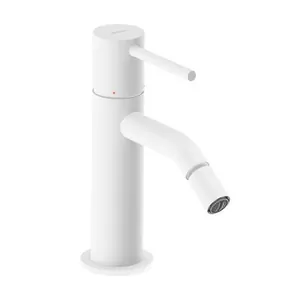 Смеситель для биде Ravak X070244 однозахватный, излив 114 мм, белый вельвет