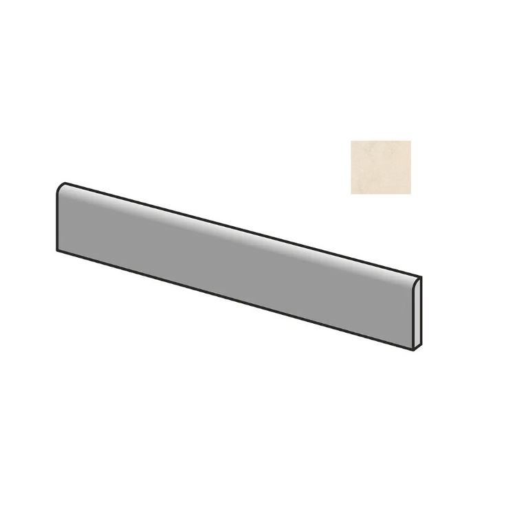 Sant Agostino Unionstone 2 CSABOLAV90 Battiscopa Olimpia Avorio 7,3x90 матовая