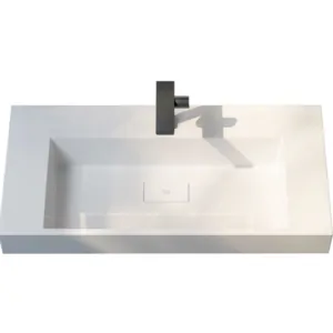 Раковина Aqwella Toledo 900 (900х100х450) накладная, без перелива, отв. под смеситель Tol.09.04.D