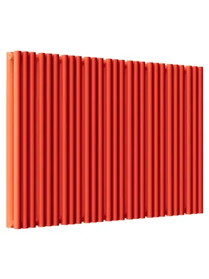 Радиатор стальной Empatiko V S2 двухтруб 1072х536х122 27 сек бок.подкл, 3124Вт, Friendly Red