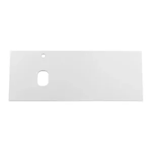 Столешница BelBagno (1204x462x19) МДФ, отв. под смес. и раковину слева, Bianco Opaco EK-120-AS-BO-L