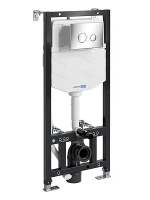 Инсталляция для унитаза WasserKRAFT с клавишей смыва, цвет: хром 10TLT.010.ME.CH01