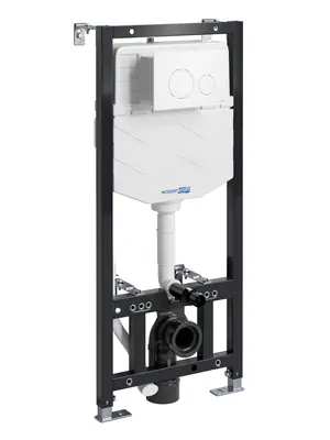 Инсталляция для унитаза WasserKRAFT с клавишей смыва, белый матовый 10tlt.010.me.wm02
