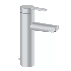 Смеситель для раковины Keuco 126 мм,однозахватный, донный клапан,алюм. finish 53902 170002