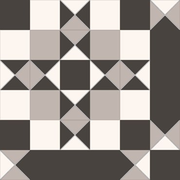 плитка Windsor black 45,2x45,2 матовая