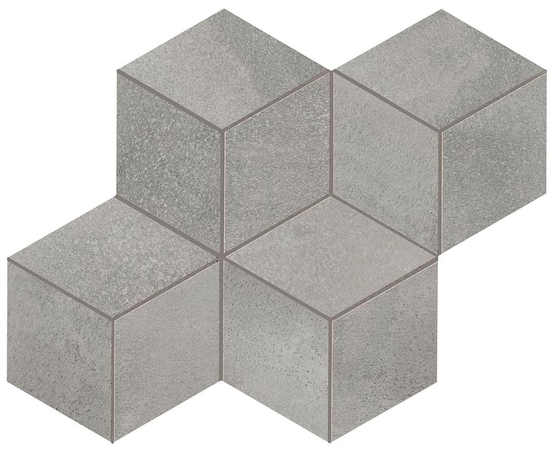 мозаика Blaze Aluminium Mosaico Esagono Matt 30x35