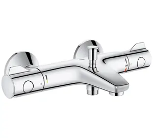 Смеситель Grohe 34567000 для ванны, термостат, настенный монтаж, горячая вода слева