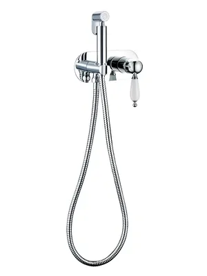 Смеситель Boheme 426 встраиваемый, с гигиеническим душем, однозахватный, хром