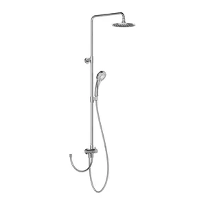 Душевой комплект RAVAK DS 090.00 штанга, верхний и ручной душ, переключатель