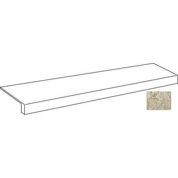 Atlas Concorde Russia Forte Dei Marmi Quark 620070002692 Brazilian Gold Scalino Frontale Matt 33x120 матовая