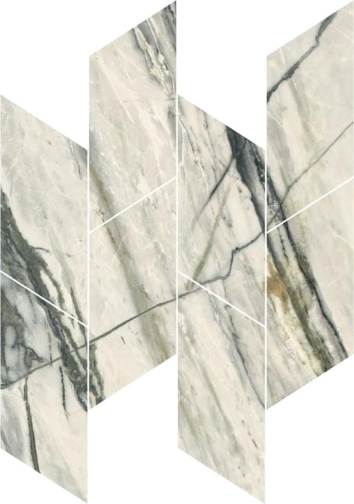 Supreme Treasure Mos.Sticks Polished 30X30 белый полированная