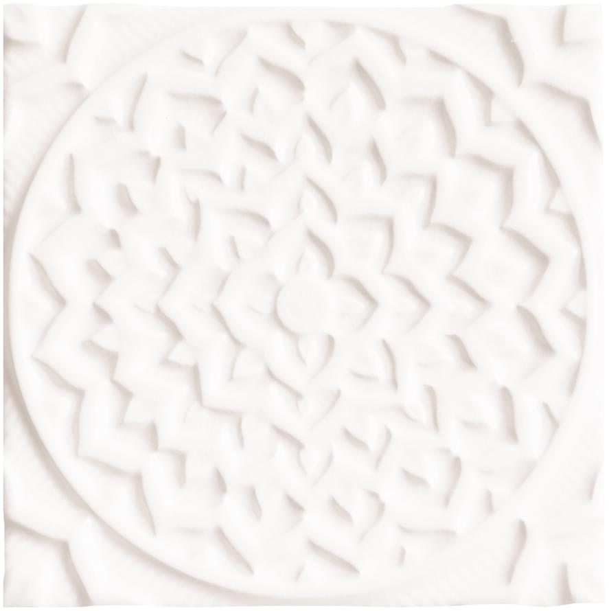 декор Earth Relieve Mandala Cosmos Navajo White 15x15