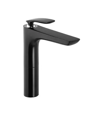 Смеситель KLUDI для умывальника, высота 272 мм, черный матовый/хром 522968775