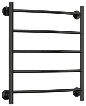 Полотенцесушитель водяной СТИЛЬЕ -Н2 600х500 черный, нижнее подключение 3/4" 17622-6050