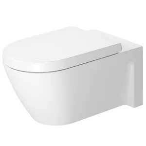 Унитаз подвесной DURAVIT 375х620х335 горизонт. выпуск, крепление, покрытие WG 25330900001