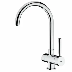 Смеситель для кухни TEKA OS 200 CHROME однозахватный,высокий,поворотный излив,хром 182000200