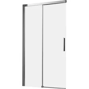 Душевая дверь KERMI раздвижная 1185-1210х2000 левая,серебро/глянец,прозр.стекл NI D2L 12020 VPK