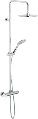 Душевая система NOBILI смеситель, верхний и ручной душ, шланг, хром BS101130/60CR