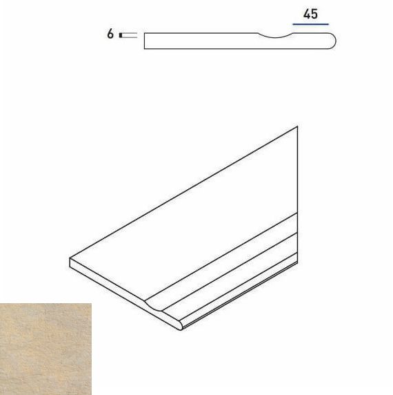 District X2 Sand Bordo Svasato Round Dx 60X30 матовая