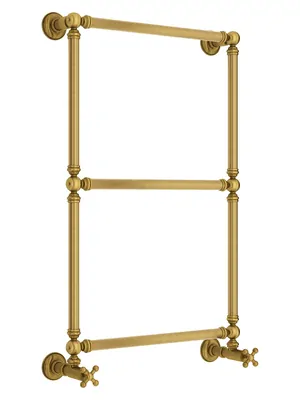 СУНЕРЖА 1304 Полотенцесушитель 860х500 состаренная бронза, нижнее подкл. 3/4" 05-0280-8650