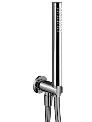 Душевой гарнитур Almar + шланг + вывод с держателем, цвет хром E166030.CR