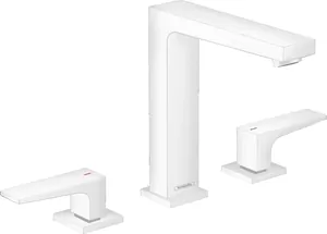 Смеситель Hansgrohe 32515700 для умывальника, на 3 отверстия, 160мм, белый матовый