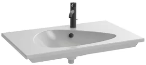 Раковина мебельная Jacob Delafon (810х510х130) шлифованный низ, белая EXAR112-Z-00