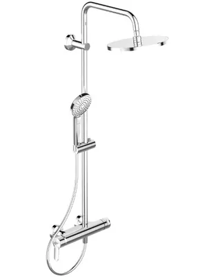 Ideal Standard ECO Душевая система B2266AA смеситель для душа, лейка 3функции, верхний душ