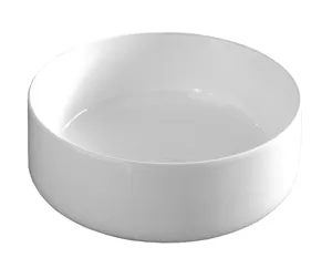 Раковина накладная ArtCeram 420х420х160 круглая, без перелива, белая COL001 01 00