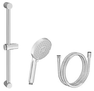 Душевой комплект RAVAK 922.00 штанга, лейка Flat M 3 режима, шланг