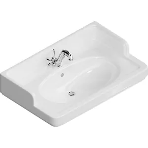 Раковина KERAMA MARAZZI подвесная/мебельная, 600х265х500 с отверстием, белая PO.wb.80