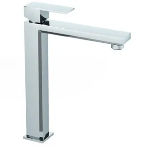 Смеситель для раковины Paini однозахватный, без дон. клапана, высокий излив, хром 21CR205LL