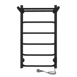 Полотенцесушитель Indigo с/п 800х400 (таймер,скр.монт, унив.подкл) черный муар