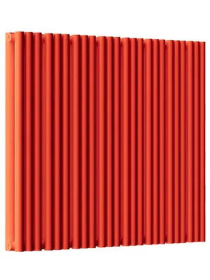 Радиатор стальной Empatiko V S2 двухтруб 952х536х122 24 сек бок.подкл, 2777Вт, Friendly Red