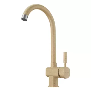 Смеситель AQUATON 1AX003FCXX220 для мойки, однорычажный, цвет: песочный