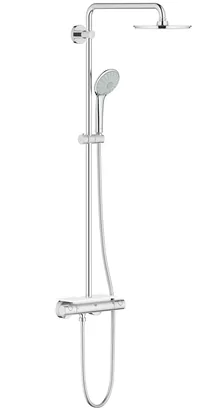 Душевая система Grohe 210 26363000 термостат, верхний и ручной душ, штанга, настенный