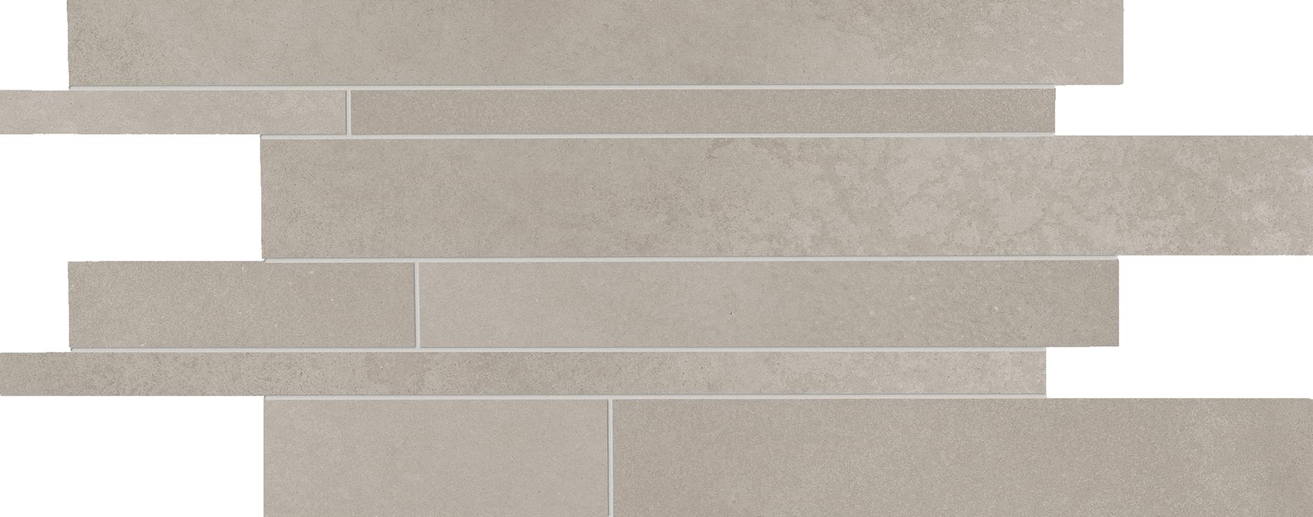 мозаика Tr3nd Listelli Sfalsati Concrete Grey 30x60