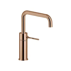 Смеситель NOBILI для кухни, поворотный излив, Eco, красное золото VE125134RCP